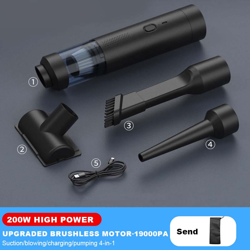 🚗✨Trådløs suge- og blåsebilstøvsuger🌀