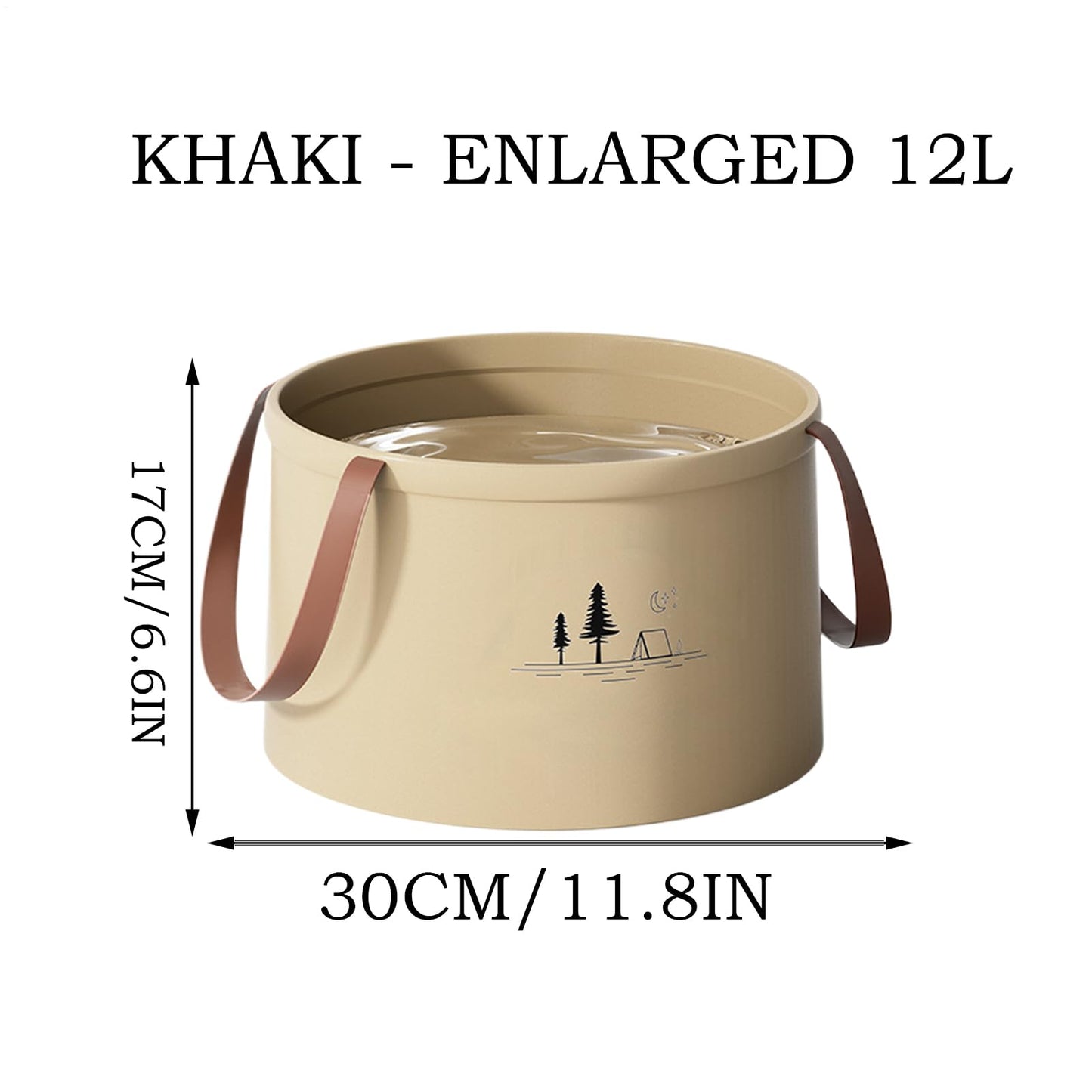 Sammenleggbar vannbeholder