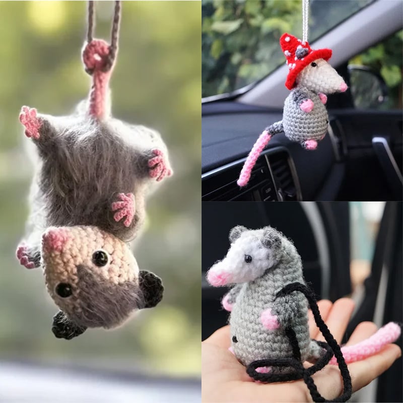 đ„ SISTE DAG 49 % RABATT â Possum Car Charm (100 % hĂ„ndstrikket)