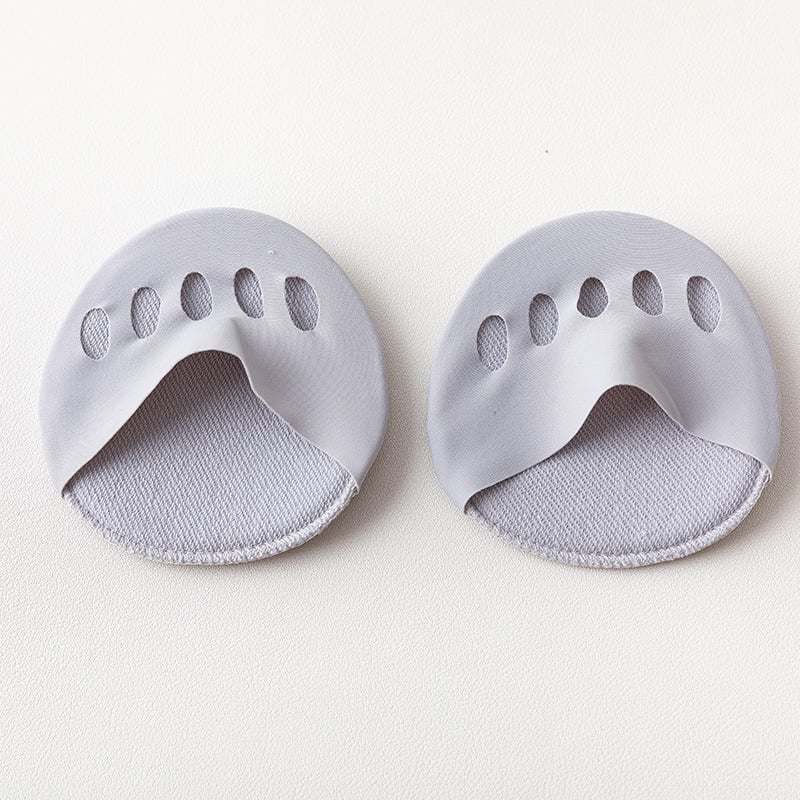 👠✨ Femtårs forfotputer for kvinner | Støtdempende innlegg for høye hæler | Svart/Beige