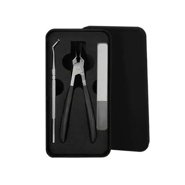 Sklisikre negleklippere med skråkant, sett med 3 deler