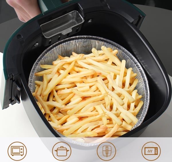 🎄Julesalg 50 % RABATT🥡Oljebestandig blikkboks i aluminiumsfolie