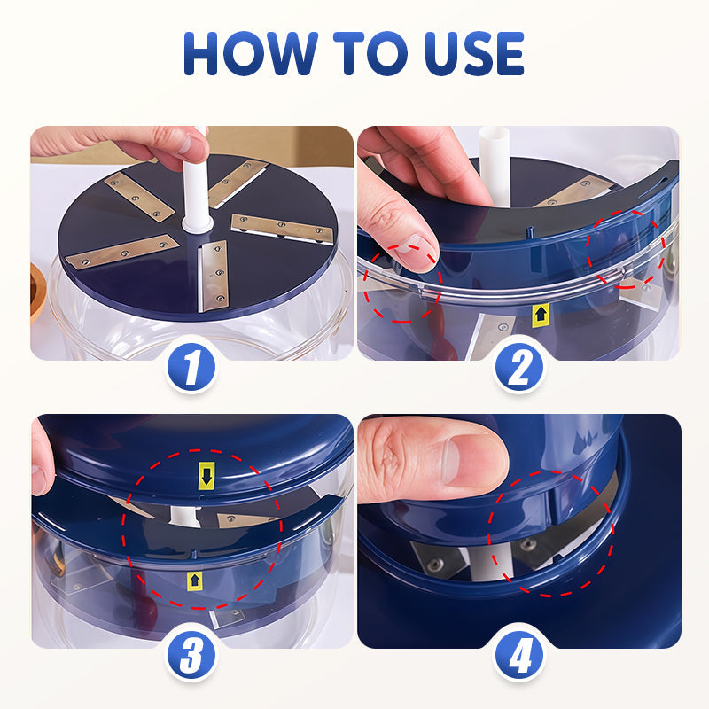 Bærbar automatisk elektrisk frukt- og grønnsaksskreller🧄🍇