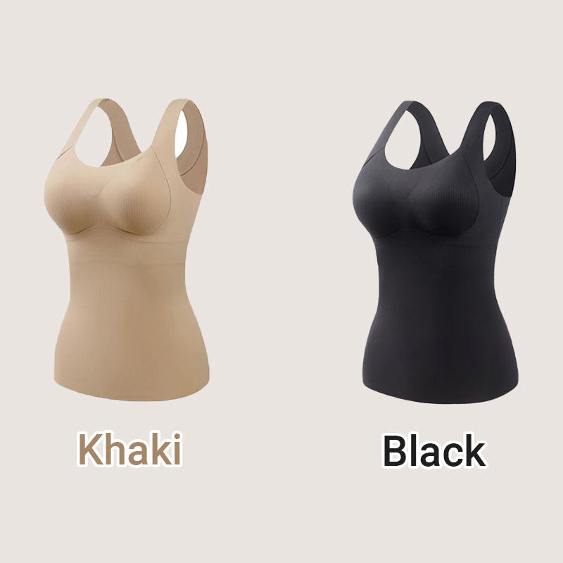 💖Black Friday Storsalg 49% RABATT🌹[Damegave] Termosingletter med innebygd BH for kvinner
