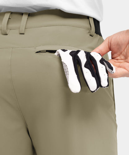 Fleksible og hurtigtørkende golfshorts for menn for fritidsbruk