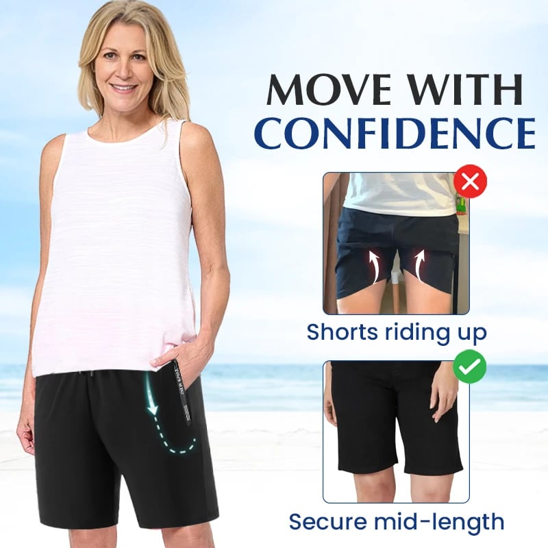 🔥SISTE DAGS SALG 49% RABATT🔥Unisex Ice Silk Hurtigtørkende Stretch Shorts