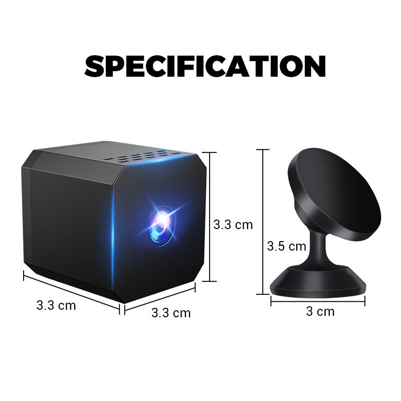 Mini Smart HD-overvåkningskamera med nattsyn