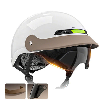 🛡️Pustende, lett og krasjsikker motorsykkelhjelm