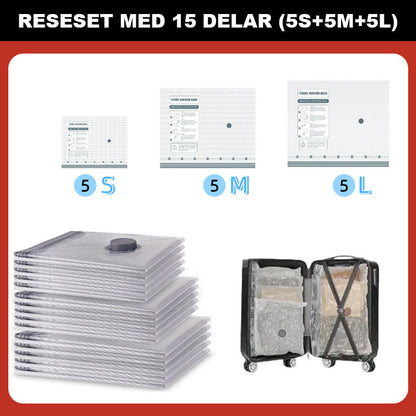 🔥Vakuumoppbevaringspose for reiser