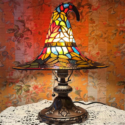 Nattlys med heksehatt