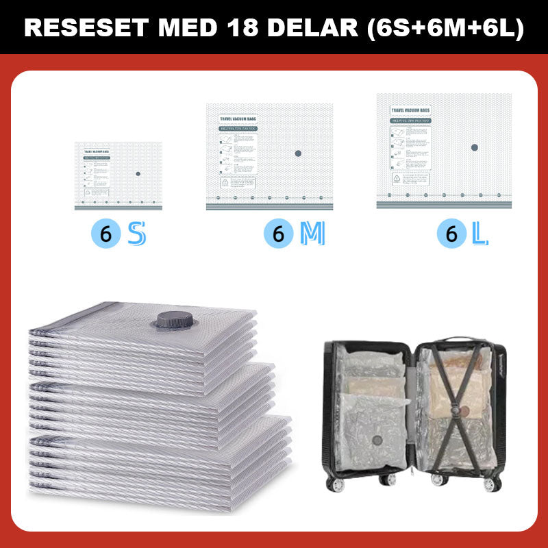 🔥Vakuumoppbevaringspose for reiser