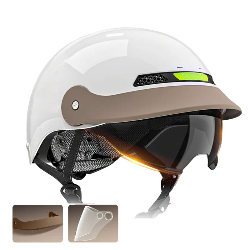 🛡️Pustende, lett og krasjsikker motorsykkelhjelm