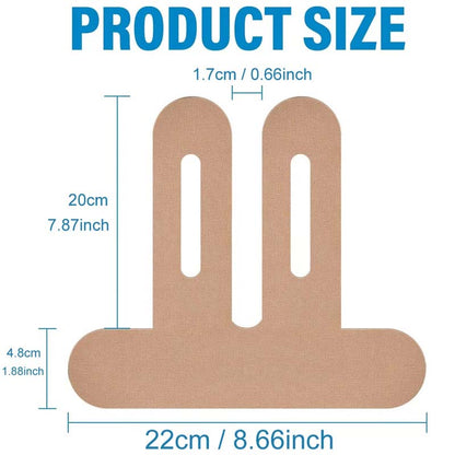 [Knebeskyttere for sport | Pustende og vanntette forhåndskuttede bånd]