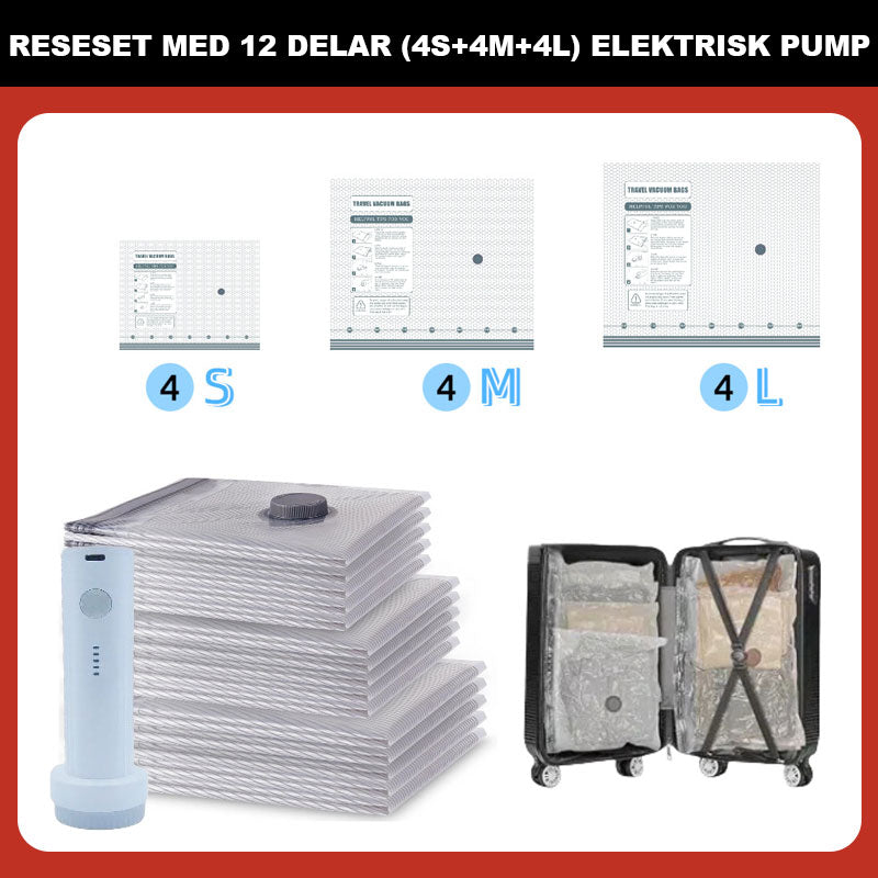 🔥Vakuumoppbevaringspose for reiser