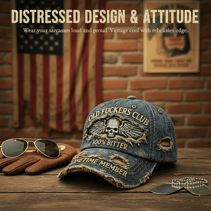 🧢Old F*ckers Club – Vintage-baseballklubb