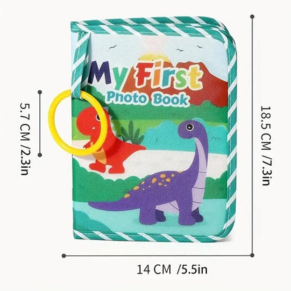 Min første babyfotobok med trygt speil