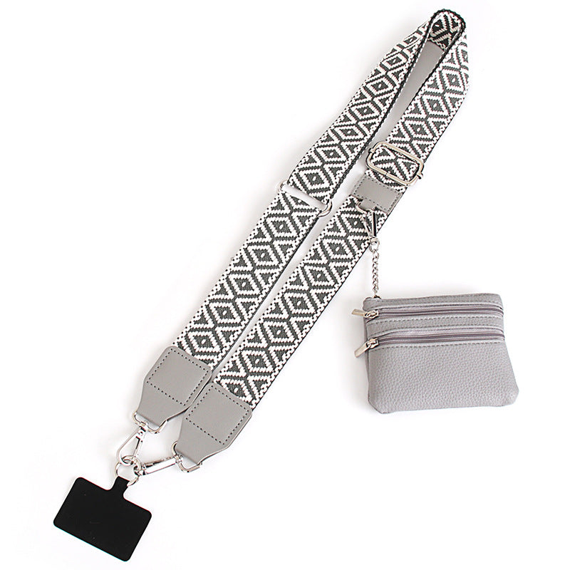 👜🚶‍♀️ Kombiner en stilig telefonrem med en lommebok med glidelås for å frigjøre hendene. 🌟