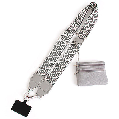 👜🚶‍♀️ Kombiner en stilig telefonrem med en lommebok med glidelås for å frigjøre hendene. 🌟