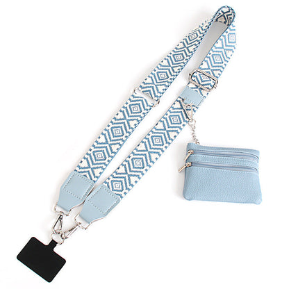 👜🚶‍♀️ Kombiner en stilig telefonrem med en lommebok med glidelås for å frigjøre hendene. 🌟