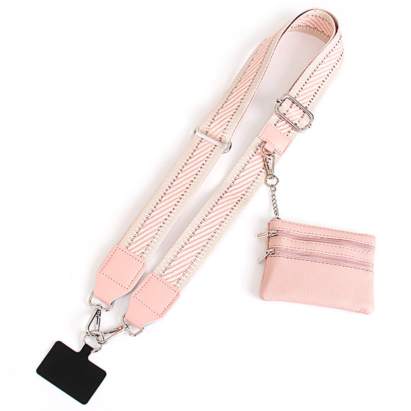 👜🚶‍♀️ Kombiner en stilig telefonrem med en lommebok med glidelås for å frigjøre hendene. 🌟