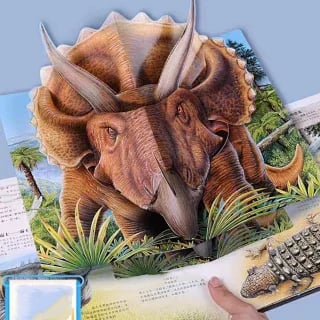⏰Spesiell ukentlig kampanje: 60 % rabatt🦖Encyclopedia 3D Prehistoric Dinosaurs📙HARDCOVE