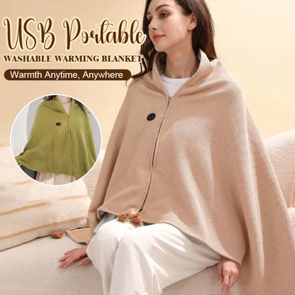 （Gratis frakt）USB-bærbart vaskbart varmeteppe