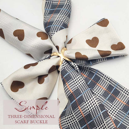 💕Kjøp 1 få 1 gratis🧣Enkelt tredimensjonalt skjerf Cli