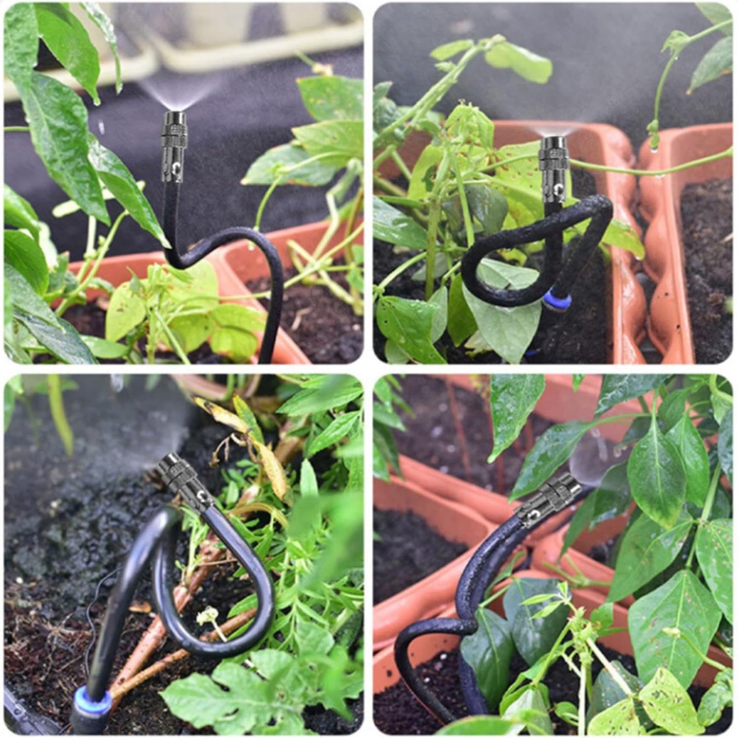 🔥Superdeal! 40 % rabatt! – 360° buet automatisk vanningssystem – Effektiv vanning for hele hagen