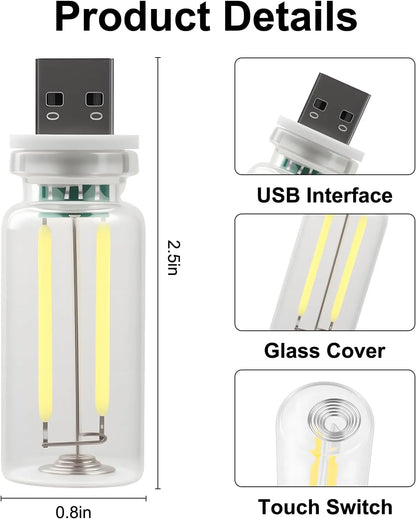 USB-nattlyspære for bil