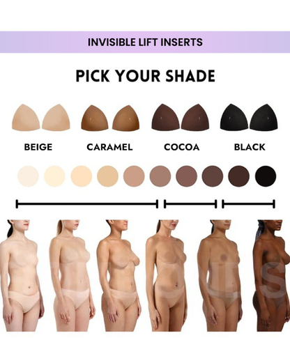 🔥Kortsalg🔥Usynlige løfteputer | Dobbeltsidig selvklebende BH-løfter for umiddelbar boost