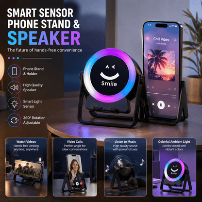 Spesialtilbud—Opptil 49% rabatt🎧4 i 1 trådløs induksjonslyd Bluetooth-høyttaler🎵