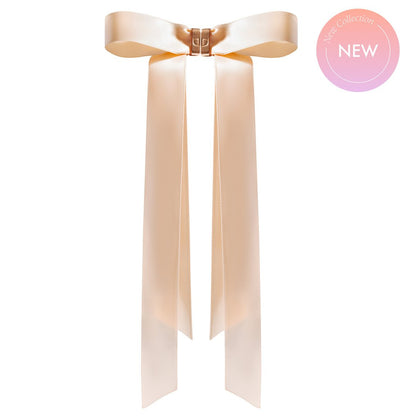 🎀 Magnetisk hårklemme med satengsløyfe – sikkert feste, elegant stil, ingen skader!✨💕