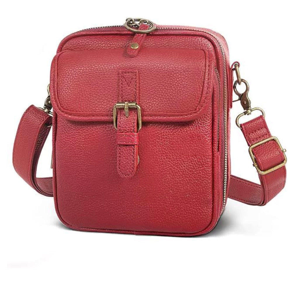 🔥Skulderveske i skinn