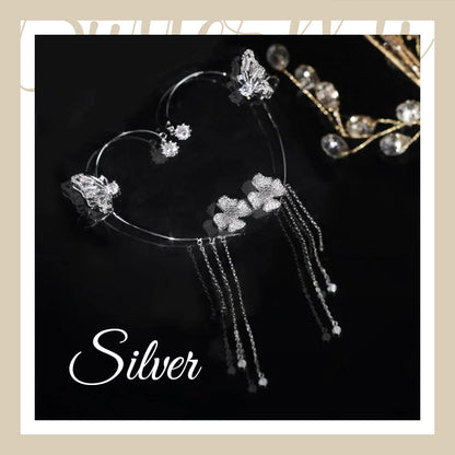 ✨Øredobber med sommerfugl og dusk av zirkoner🦋