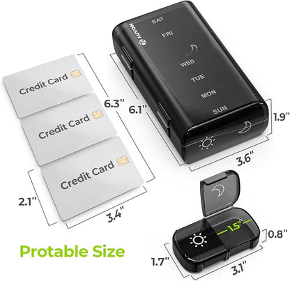 🔥Superdeal! 39 % rabatt! – Bærbar, lett og fuktbestandig pilleeske