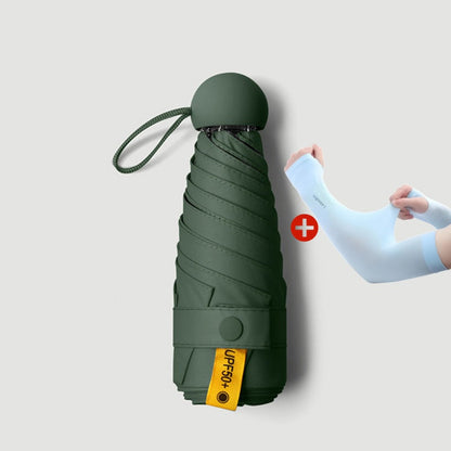 ☀️Bærbar kapselparaply med dobbelt formål