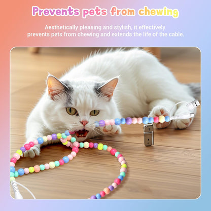 🎁KJØP 1, FÅ 1 GRATIS🔥4-i-1 perlebesatt ladekabel og hurtigladekabel 66W