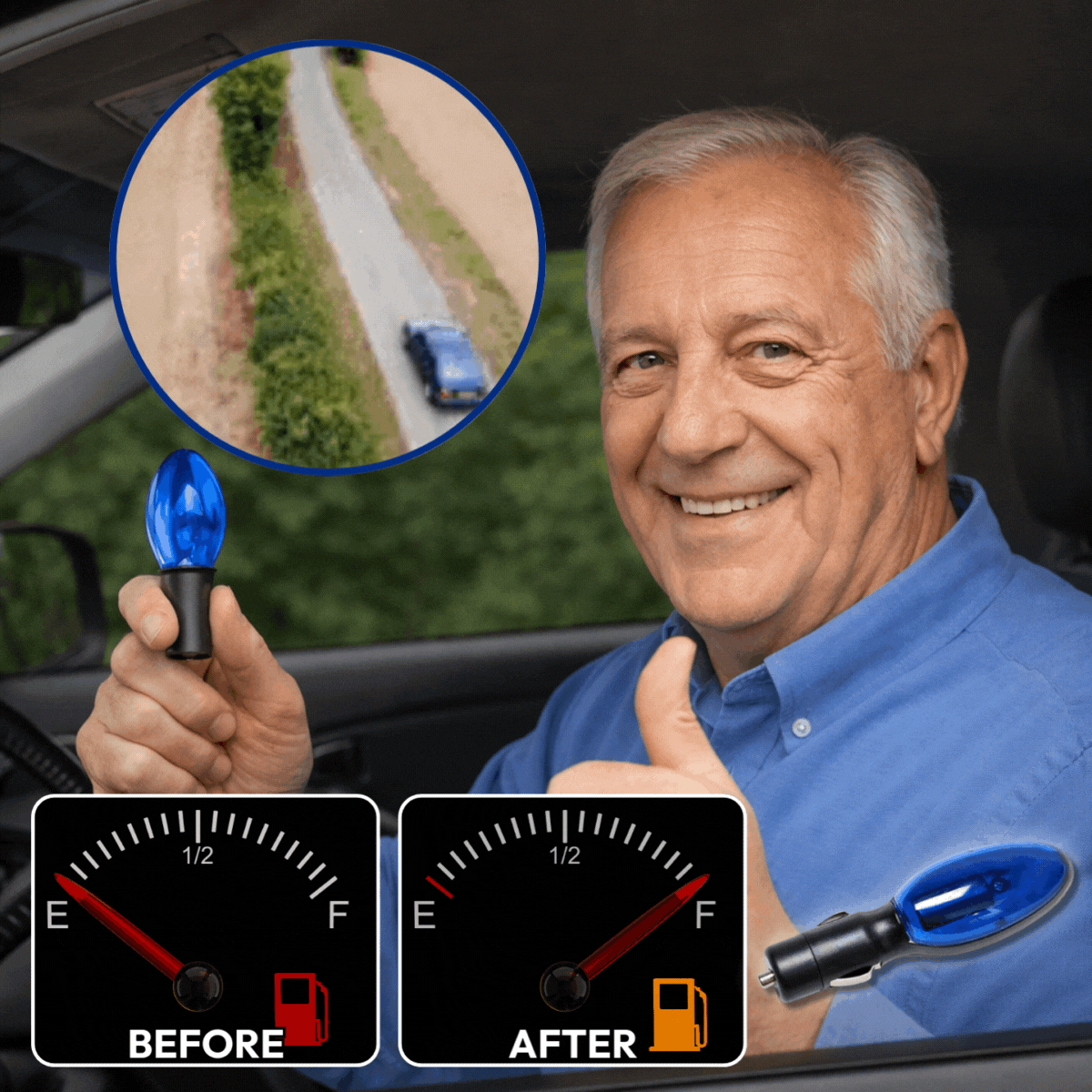 🚗 2026 Ny oppgradering FuelShark drivstoffsynkroniseringsenhet – Bensinbesparer for biler og lastebiler, spillbesparer