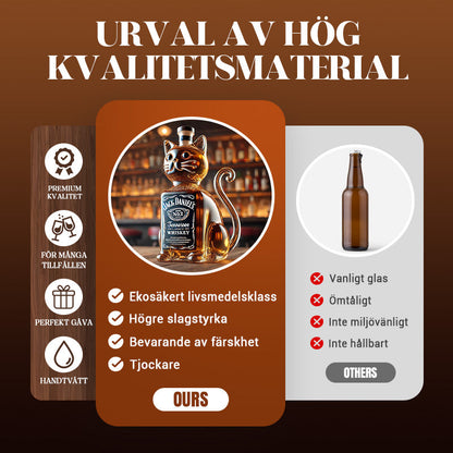 Kreativ whiskyflaske formet som en hund