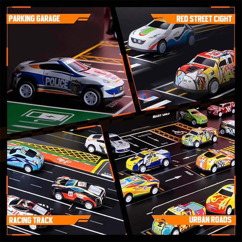 (Gratis frakt)Gavesett med mini pullback-container til bil 🚗🎁