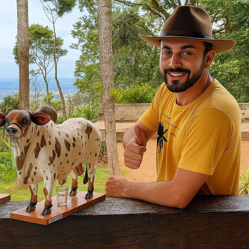 （Gratis frakt）🐂🥃Nelore Bull Brennevins dispenser