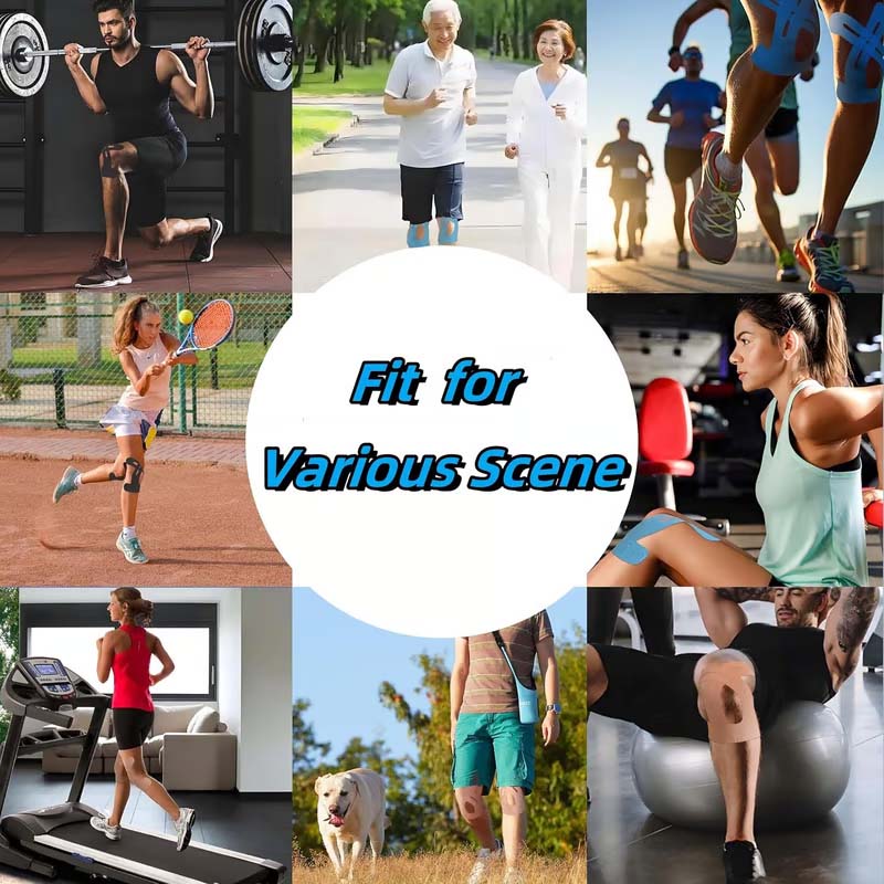 [Knebeskyttere for sport | Pustende og vanntette forhåndskuttede bånd]