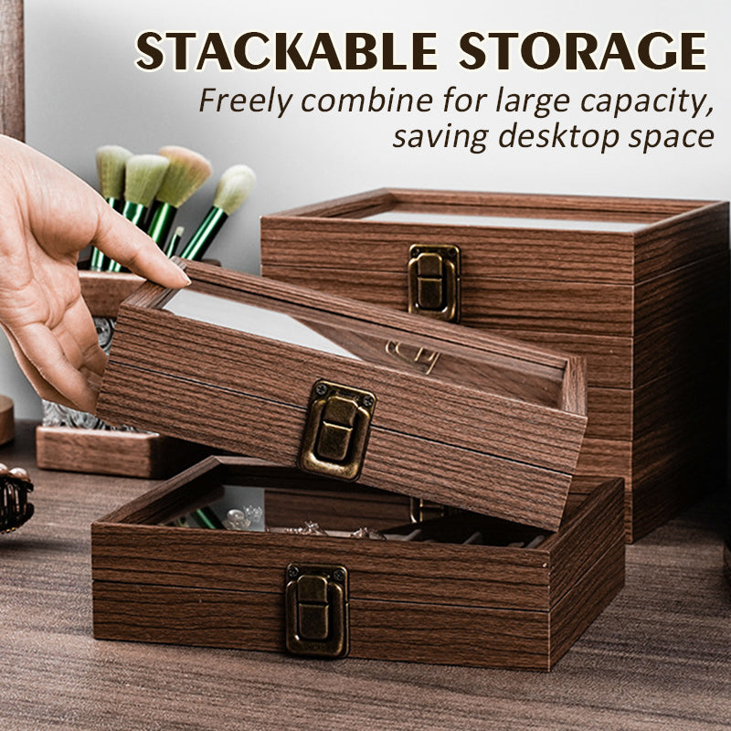 5-lags smykkeskrin i valnøttre