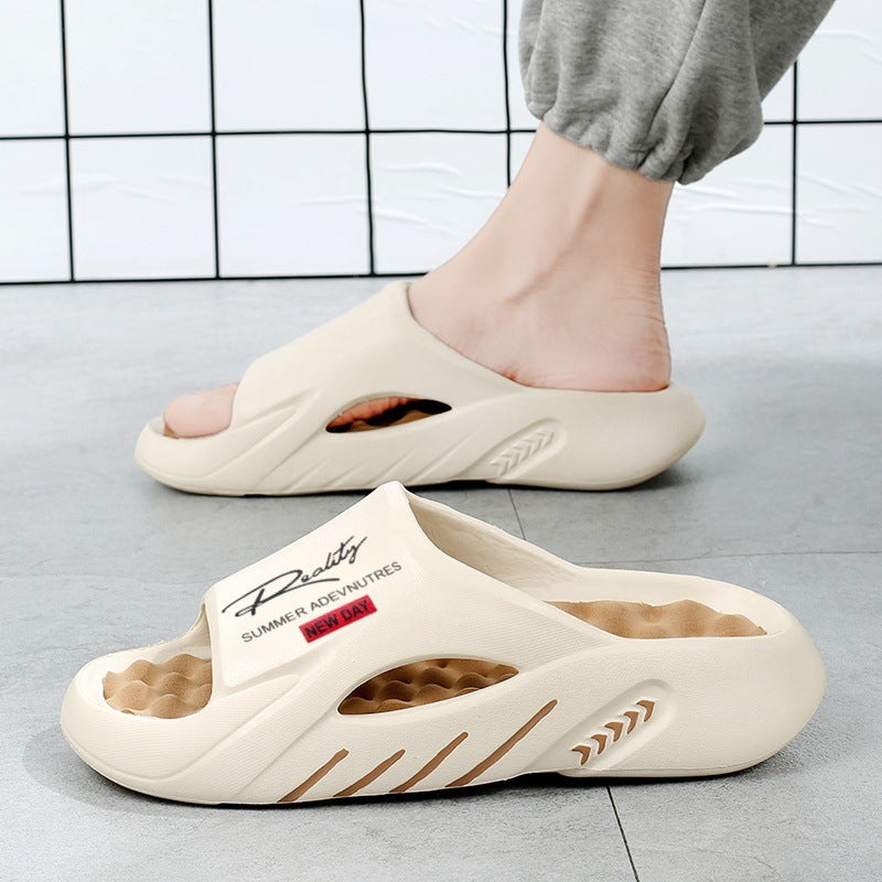 🥳SOMMERSALG🥳💞OVER 50 000 SOLGT!💥49 % RABATT! 🔥Sklisikre skysandaler med tykke såler for menn