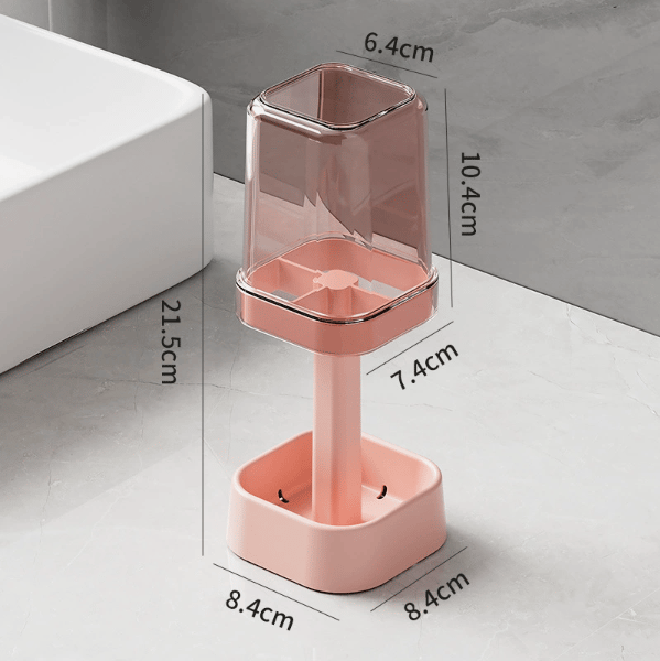 Stilig tannbørsteholder med lok