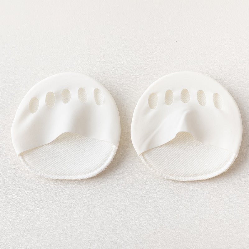 👠✨ Femtårs forfotputer for kvinner | Støtdempende innlegg for høye hæler | Svart/Beige