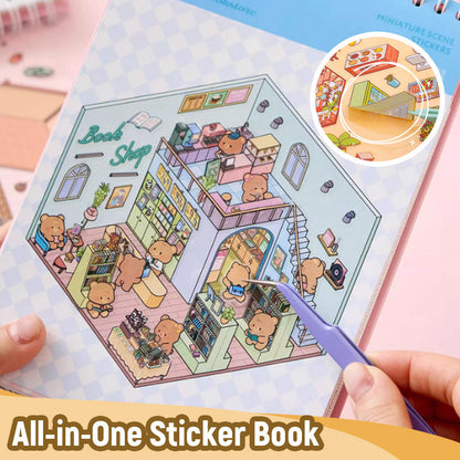 🌟Kreativitet møter lek🎨 Håndlagde klistremerker med stresslindrende motiver(Gratis pinsett)