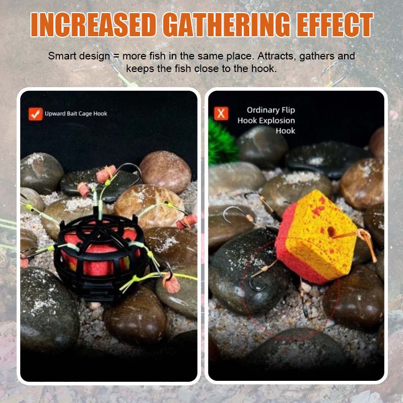 Omvendt Bunnbur Oppovergående Agnburkrok