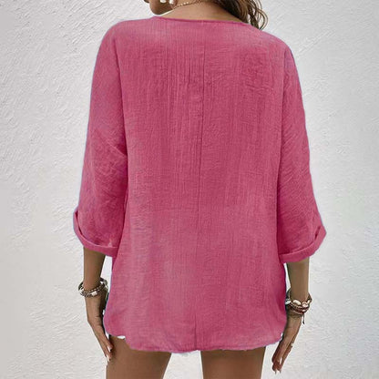 ✨Tidsbegrenset tilbud 45 % RABATT🎁Topp med V-hals