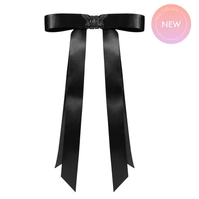 🎀 Magnetisk hårklemme med satengsløyfe – sikkert feste, elegant stil, ingen skader!✨💕